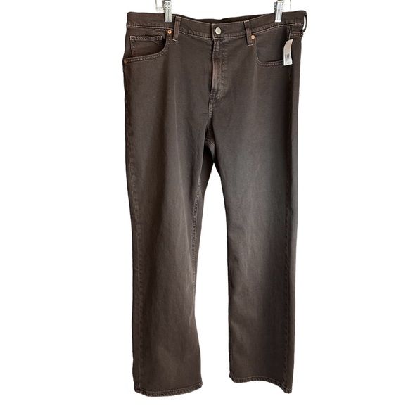 GAP Jeans Nwt Gap Loose Mr Brown Denim Straight Leg Jeans Mens Sz